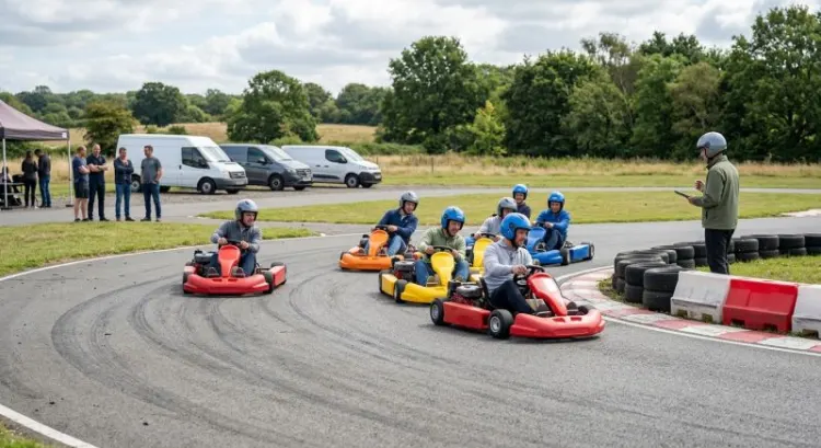 Activité automobile pour séminaire d'entreprise à Lyon : karting, rallye